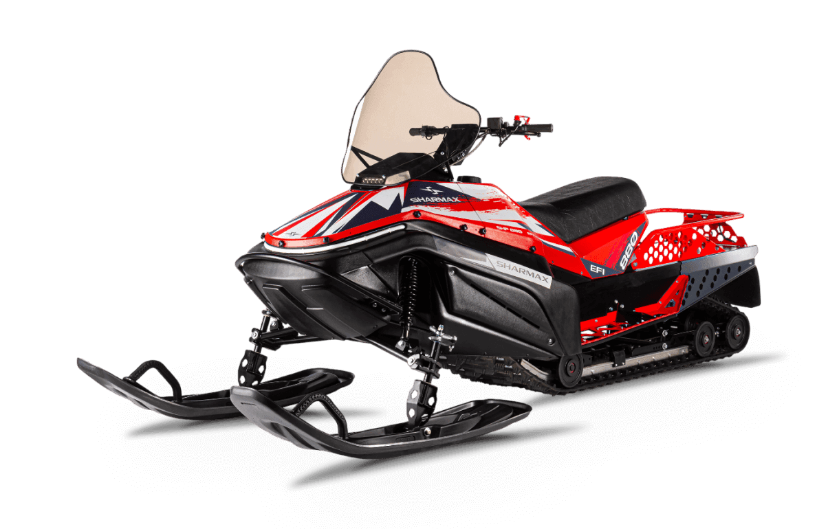 Красно-чёрный Sharmax SHP 880 на лыжах