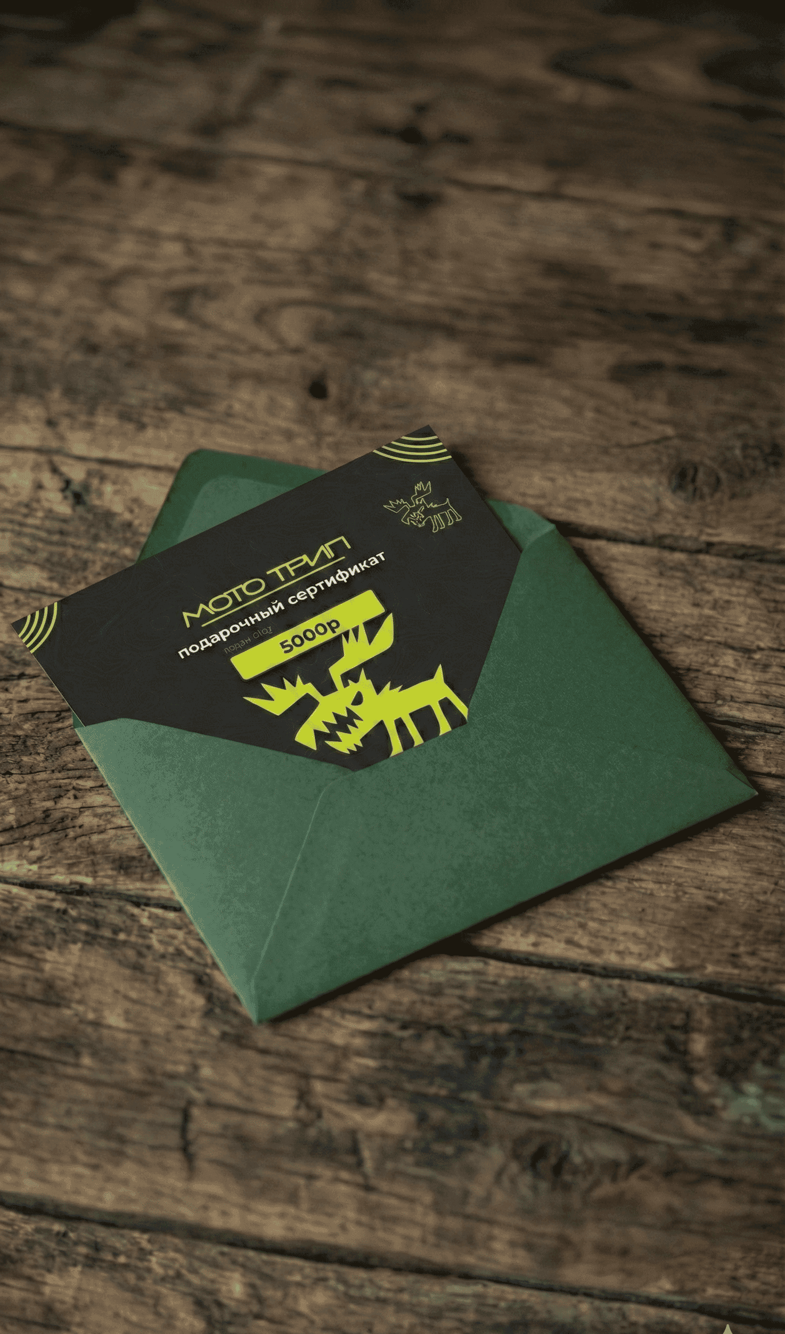 Подарочный сертификат Мото Трип - Общий вид